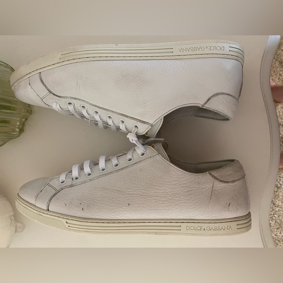 🔥Dolce & Gabbana Mens Leather Sneakers - Picture 8 of 10